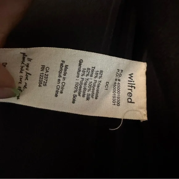 Aritzia Wilfred Chevalier North Blazer Jacket‎ Black - Picture 5 of 5